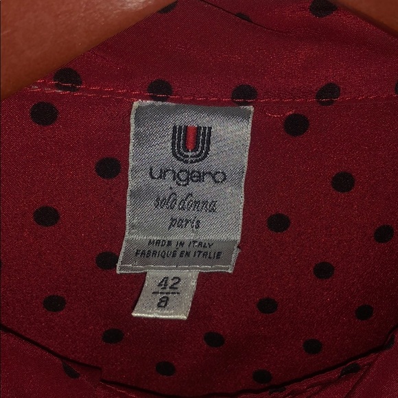 🛑SOLD🛑 Vintage Ungaro, Silk 80’s Blouse Top - Picture 4 of 5